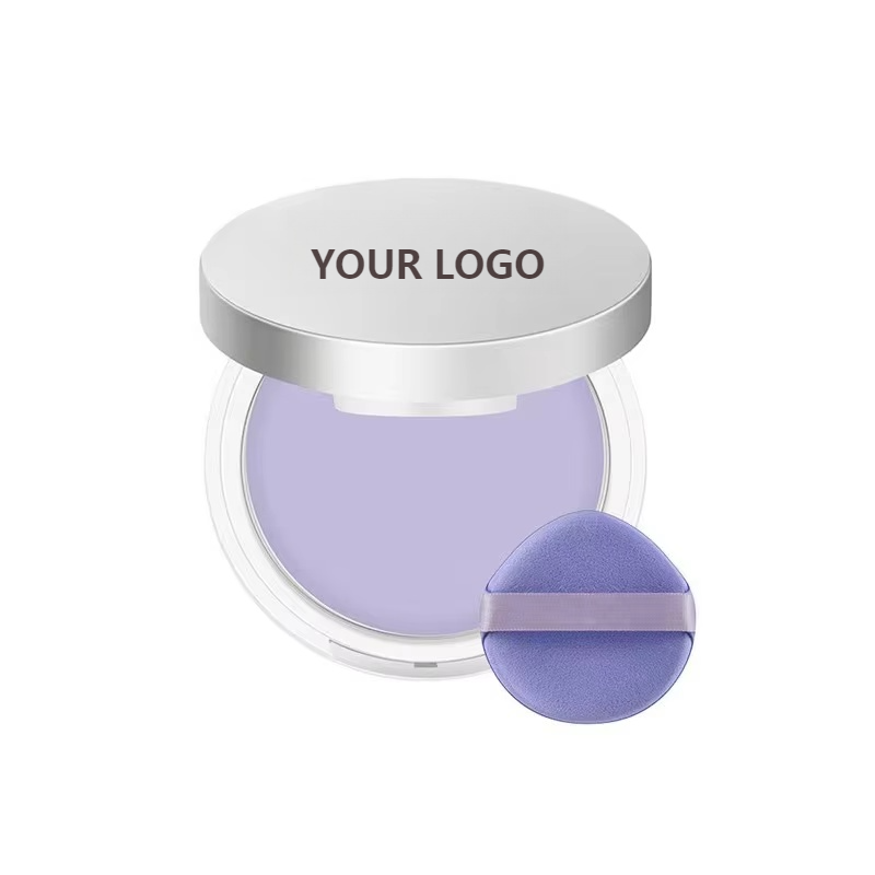 Customized Logo Violet Blue Purple Oil Control Loose Powder &ndash; Long-Lasting Matte Finish, Natural Coverage